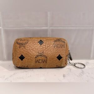 Authentic MCM small pouch with key ring